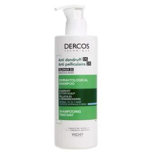 Vichy Dercos Anti – Dandruff DS Szampon przeciwłupieżowy do włosów normalnych i przetłuszczających się, 390 ml