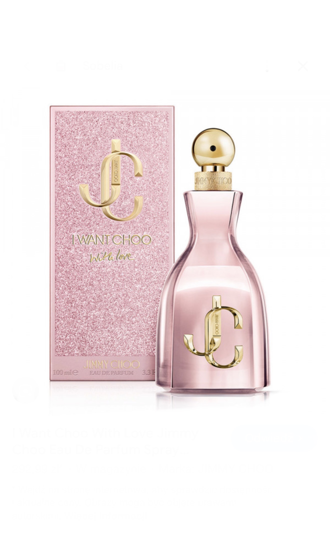 Jimmy Choo I Want Choo With Love Eau de Parfum 100ml