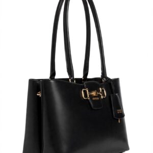 Torebka GUESS Janie VG991023 BLACK – Shopper Tote z Klamrą Gold | EST 1981