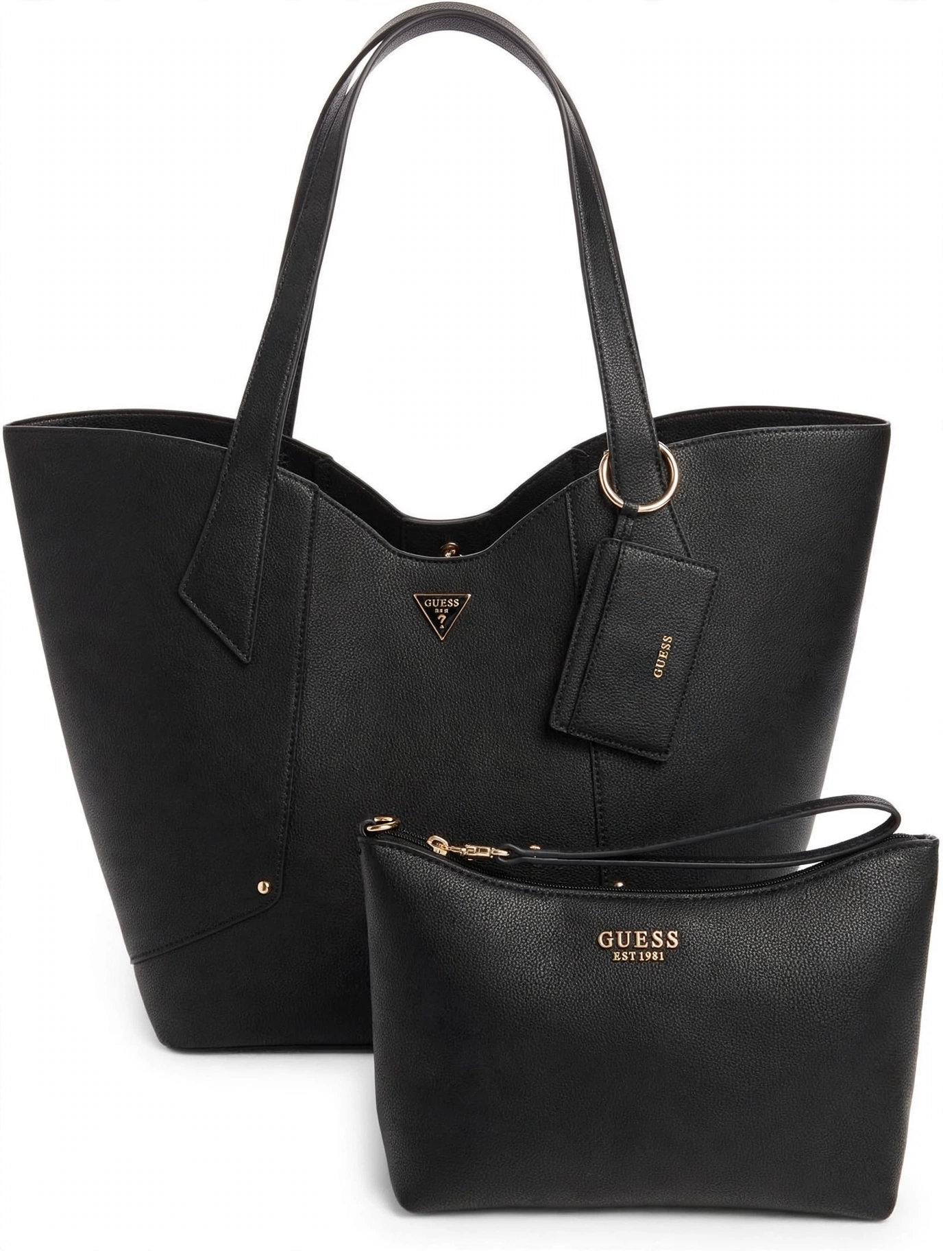 Torebka GUESS DARCY 2w1 BG991424 Czarna Shopperka + Saszetka - Oryginalna
